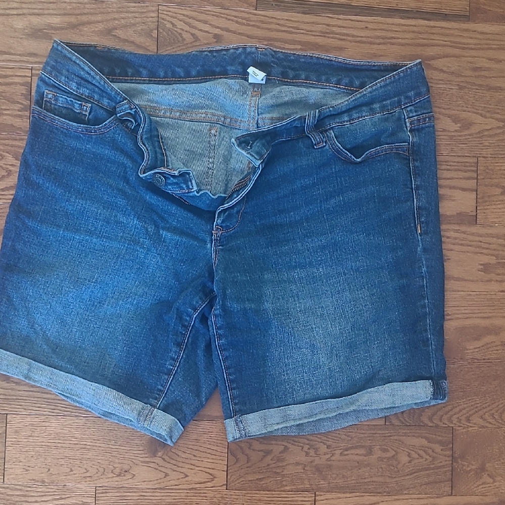 Old Navy Dark Blue Denim Shorts